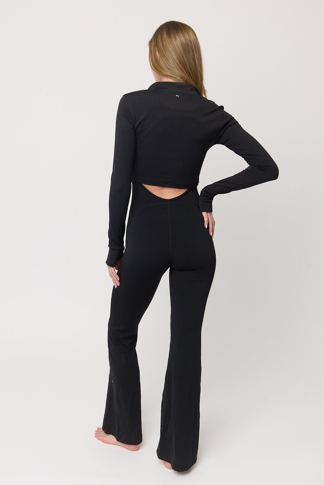 Black Sculpt Crop Jacket