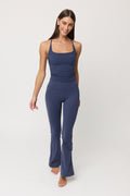 Contour Classic Flare Leggings Blue Navy