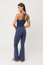 Contour Classic Flare Leggings Blue Navy